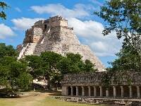 Pirámide del Mago Adivino, en Uxmal, Mérida