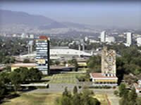 Ciudad Universitaria, rectoría y Biblioteca Central