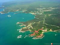 vista aérea de huatulco